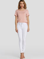 NEW FEELING Womens Pink T-Shirts