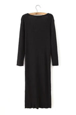 NEW FEELING Womens Black V-Neck Dresses