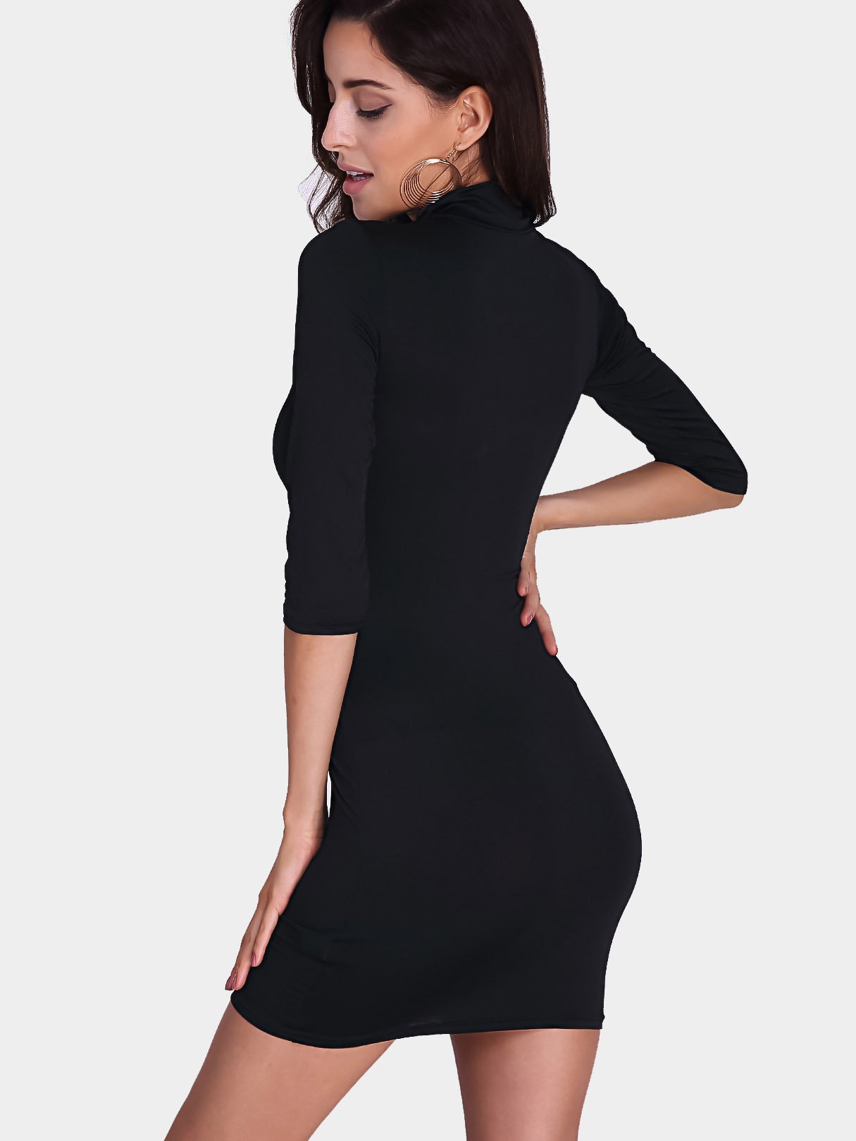 NEW FEELING Womens Black Mini Dresses