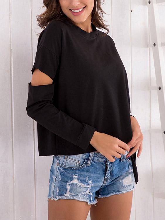 OEM Ladies Black T-Shirts