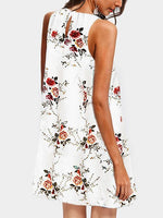 NEW FEELING Womens White Floral Dresses