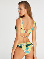 NEW FEELING Womens Yellow Bikinis