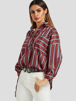 ODM Ladies Long Sleeve Blouses