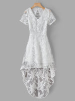 ODM Ladies Short Sleeve Mini Dress