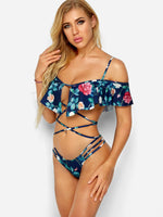 ODM Ladies Short Sleeve Bikinis