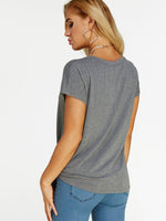 NEW FEELING Womens Grey T-Shirts