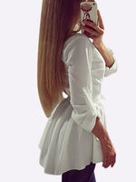 ODM Ladies 3/4 Sleeve Shirt Dresses