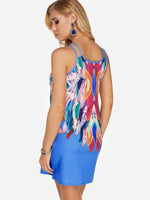 NEW FEELING Womens Blue Mini Dresses