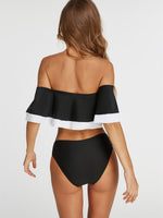 NEW FEELING Womens Black Bikinis