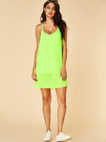 NEW FEELING Womens Green Casual Dresses