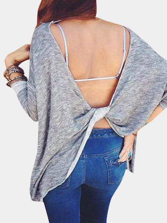 NEW FEELING Womens Grey T-Shirts