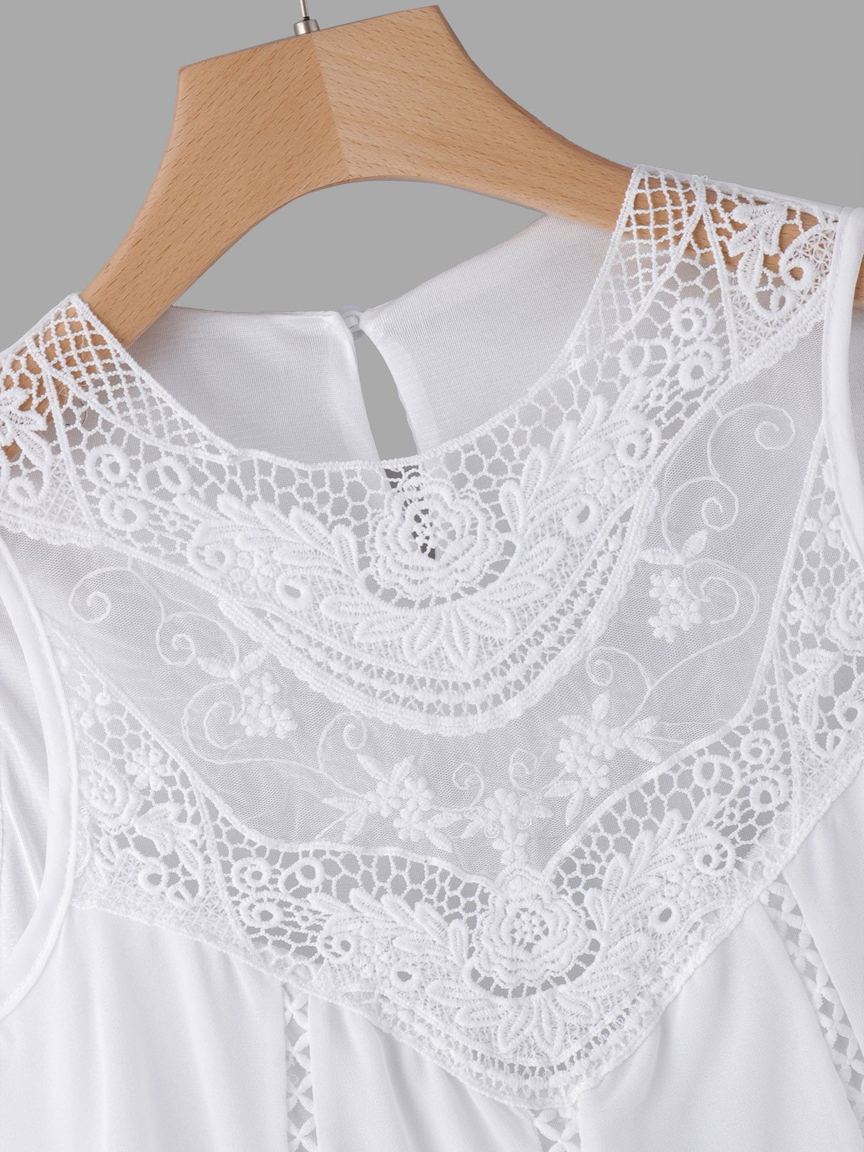OEM Ladies White Mini Dresses