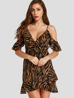 OEM Ladies Coffee Mini Dresses