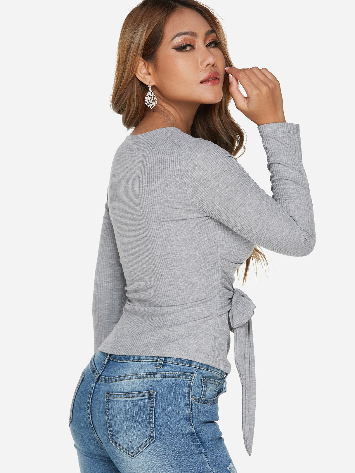 Custom Womens Long Sleeve Top
