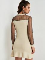 NEW FEELING Womens Apricot Casual Dresses