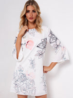 ODM Ladies 3/4 Sleeve Dresses