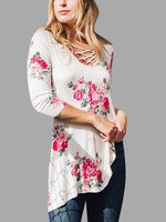 NEW FEELING Womens White T-Shirts