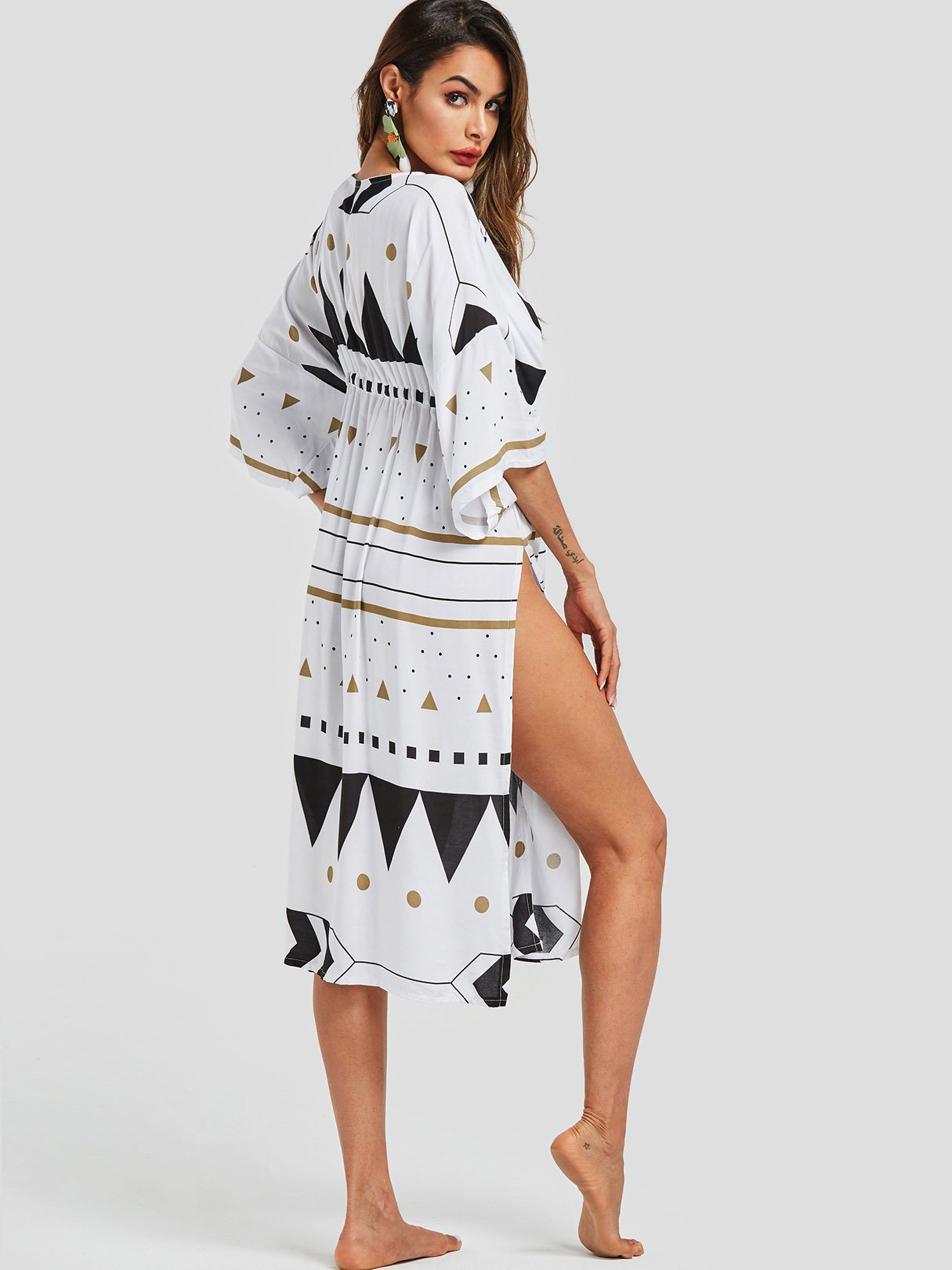 NEW FEELING Womens White Cover-Ups