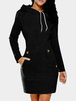 NEW FEELING Womens Black Casual Dresses