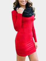NEW FEELING Womens Red Mini Dresses