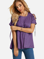 OEM Ladies Purple T-Shirts