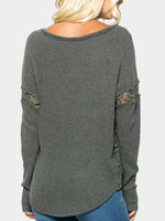 NEW FEELING Womens Grey T-Shirts