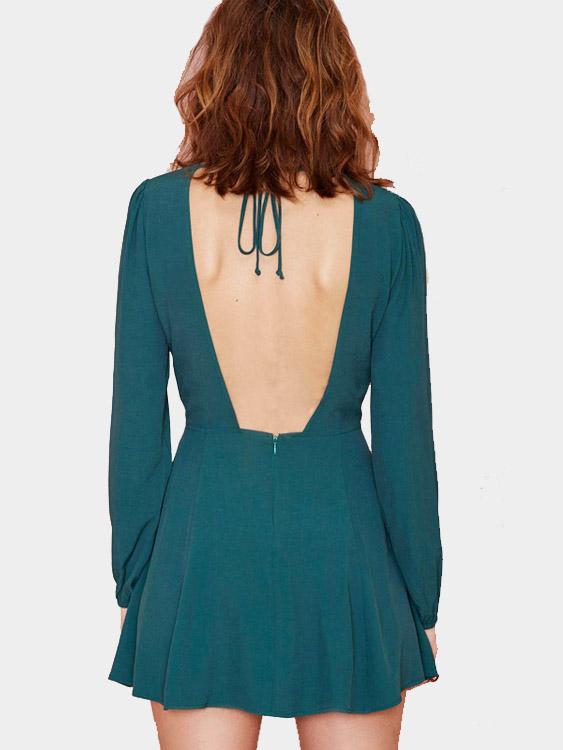 NEW FEELING Womens Green Mini Dresses