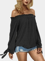 ODM Ladies Long Sleeve Blouses
