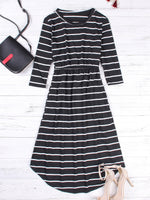 ODM Ladies 3/4 Sleeve Midi Dress