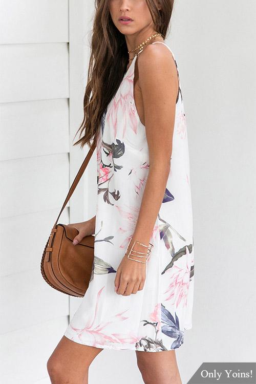 OEM Ladies Floral Floral Dresses