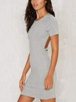 OEM Ladies Gray Mini Dresses