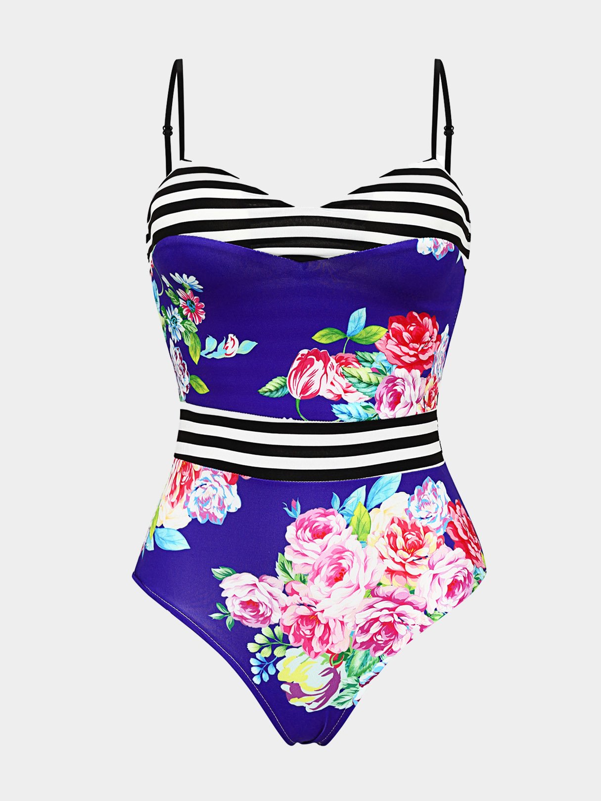 NEW FEELING Womens Blue One-Pieces