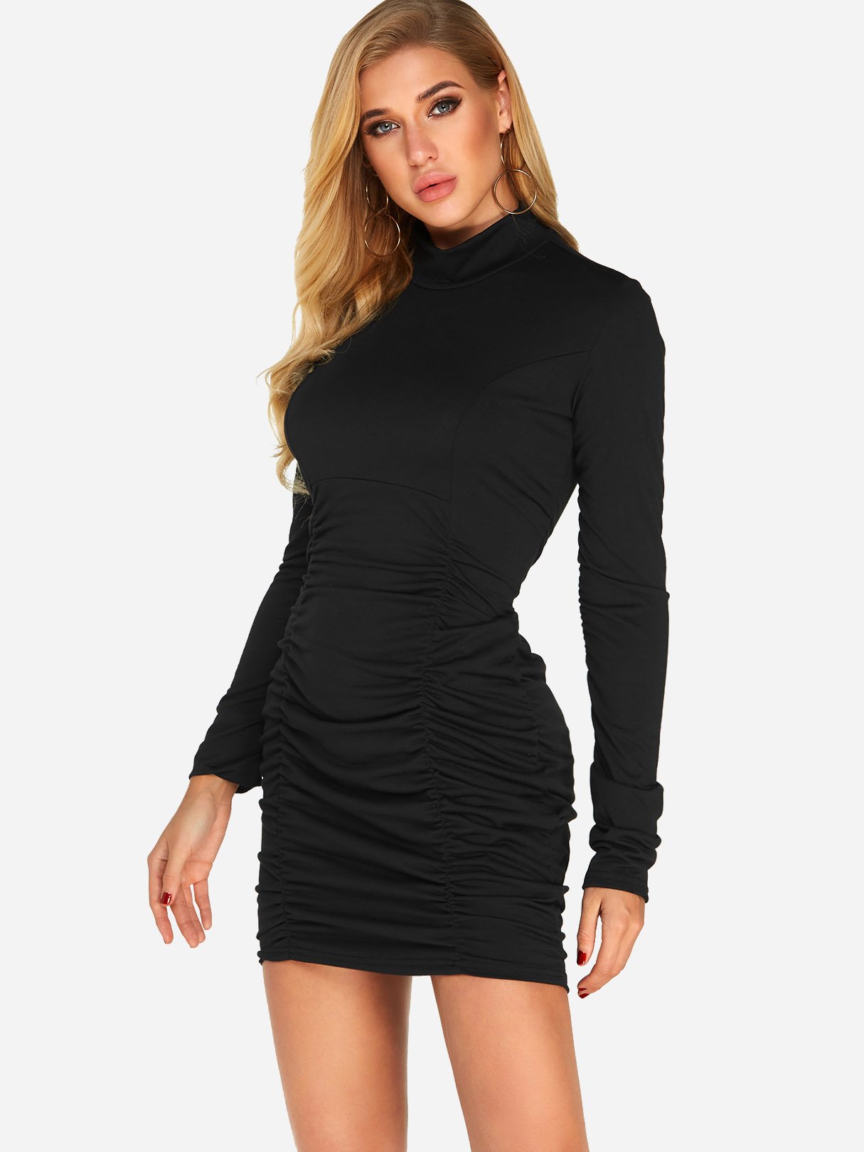 OEM Ladies Black Mini Dresses