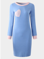 NEW FEELING Womens Blue Casual Dresses