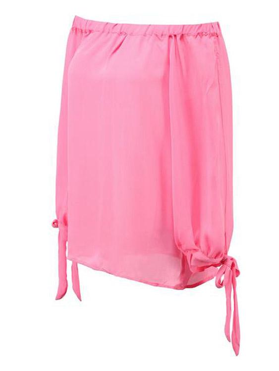 OEM Ladies Pink Blouses