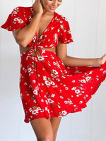 ODM Ladies Short Sleeve Casual Dresses