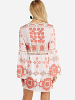NEW FEELING Womens Pink Floral Dresses