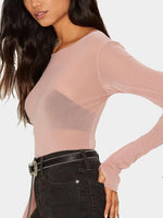 NEW FEELING Womens Pink T-Shirts