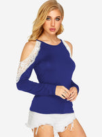 OEM Ladies Dark Blue T-Shirts