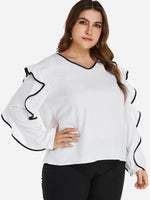 ODM Ladies Long Sleeve Plus Size Tops