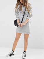 OEM Ladies Grey Casual Dresses