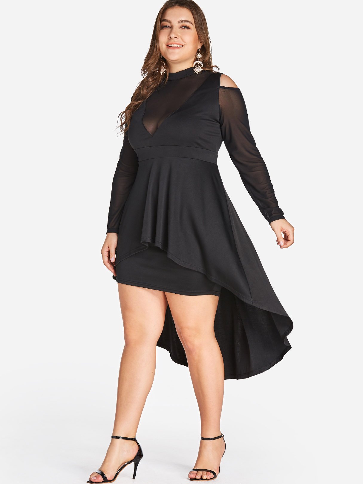OEM Ladies Black Plus Size Dresses