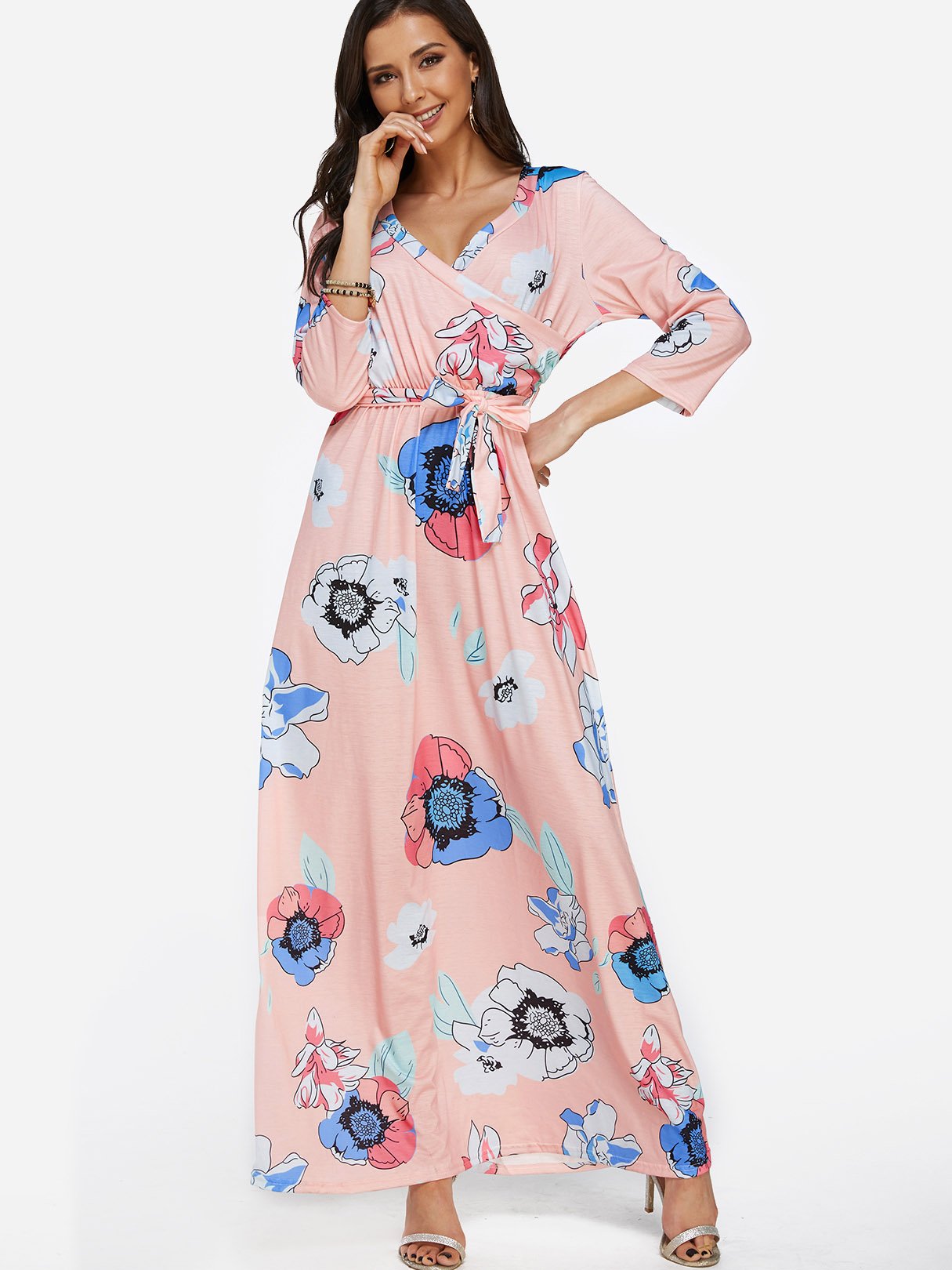 OEM ODM Womens Long Sleeve Maxi Dress