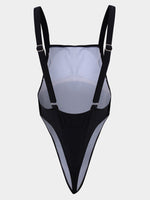 NEW FEELING Womens Black One-Pieces
