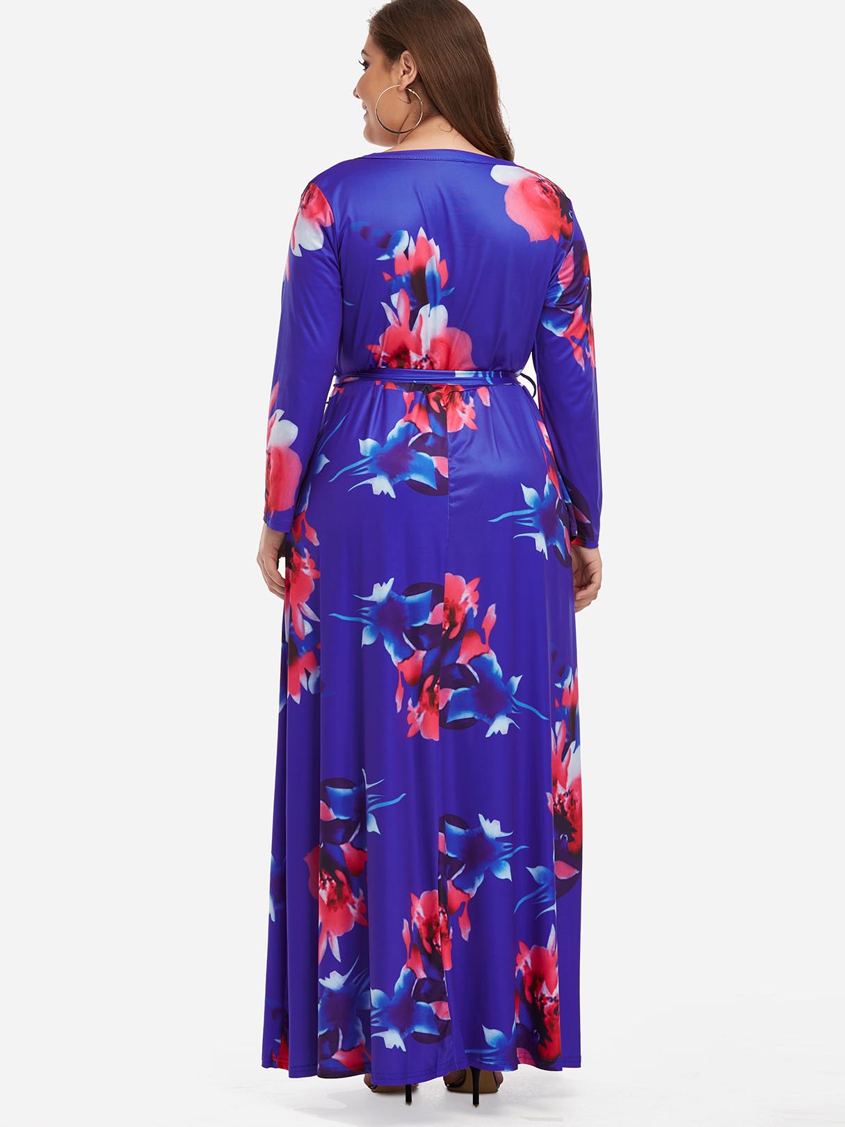 NEW FEELING Womens Floral Plus Size Dresses