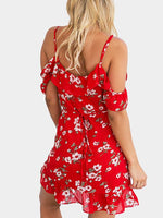 NEW FEELING Womens Red Mini Dresses