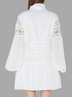 NEW FEELING Womens White Mini Dresses
