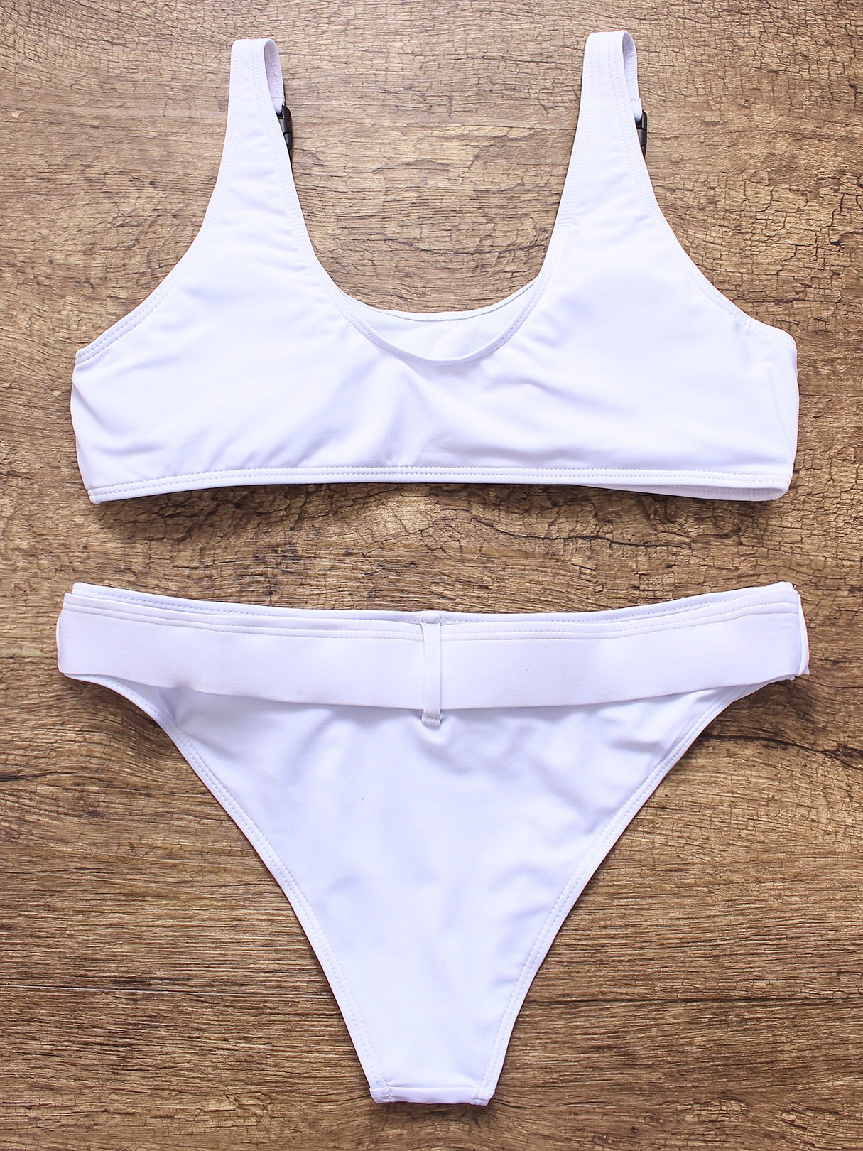 Custom Black And White Pineapple Bikinis