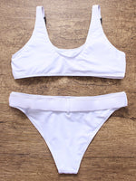 Custom Black And White Pineapple Bikinis