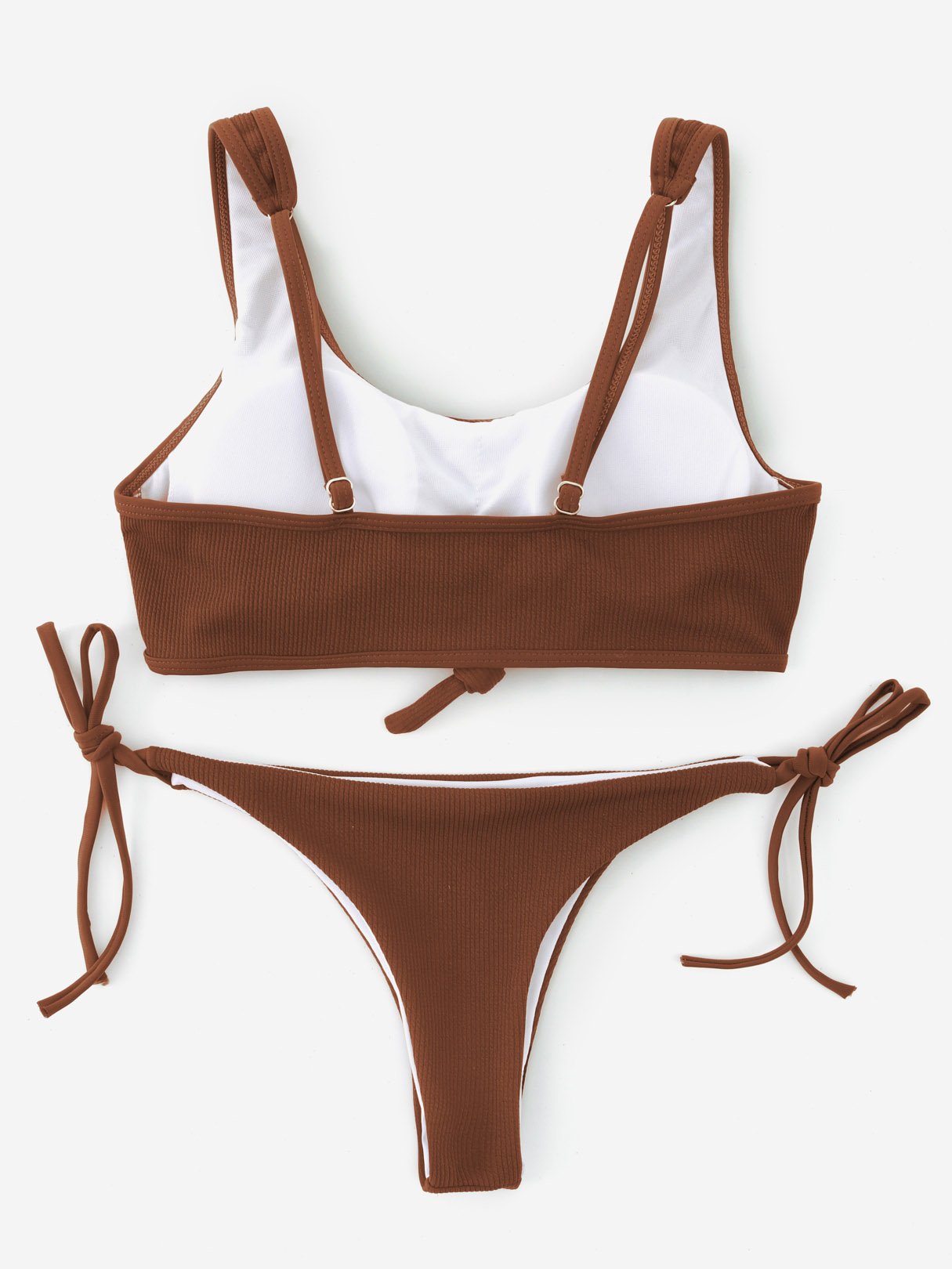 NEW FEELING Womens Khaki Bikinis